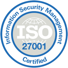 Selo do certificado ISO 27001